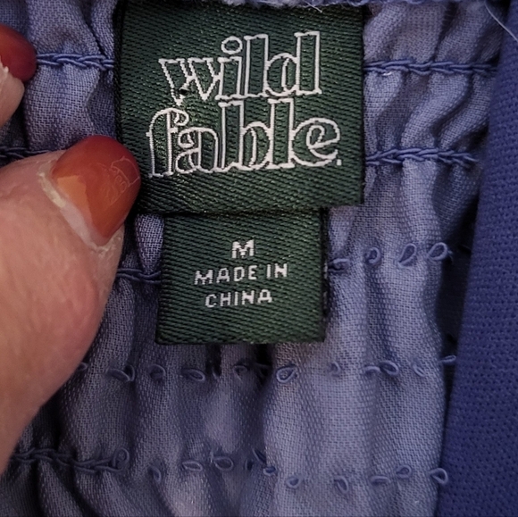 Wild Fable M purple Crushed Velvet Corset - Picture 5 of 14